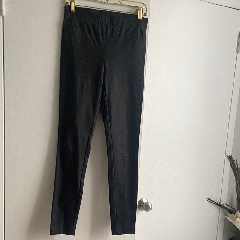 Jules & Leopold Black Faux Leather Pants
